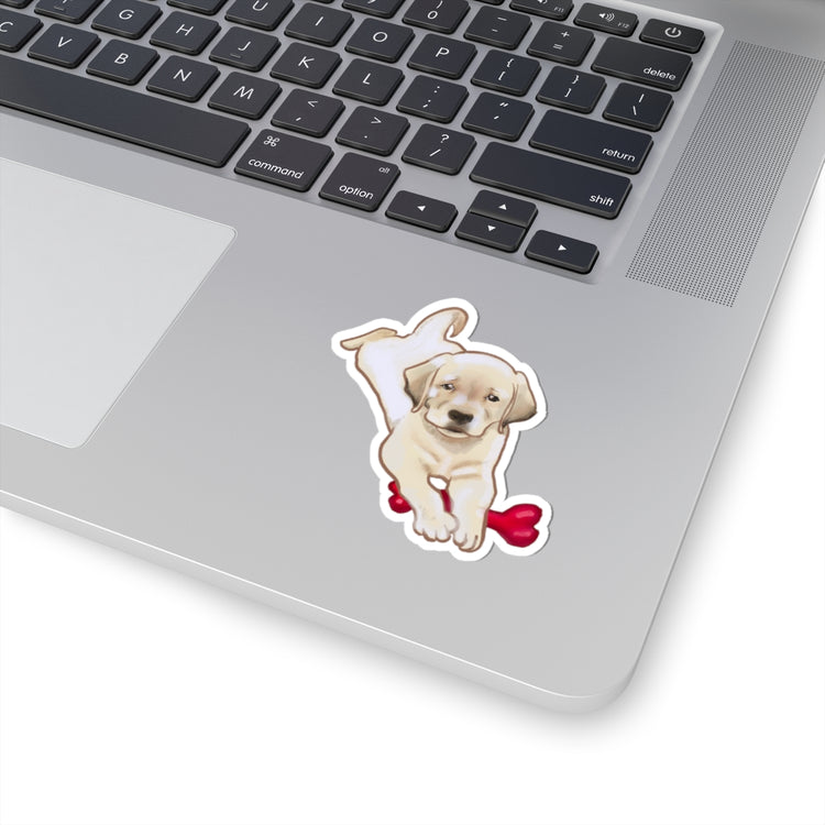 Labrador puppy Kiss-Cut Stickers