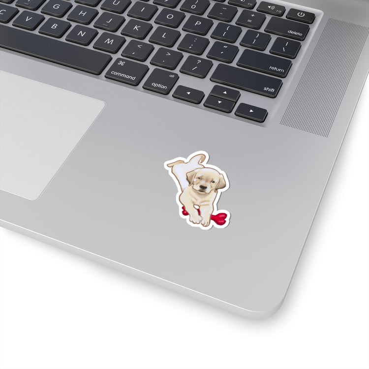 Labrador puppy Kiss-Cut Stickers